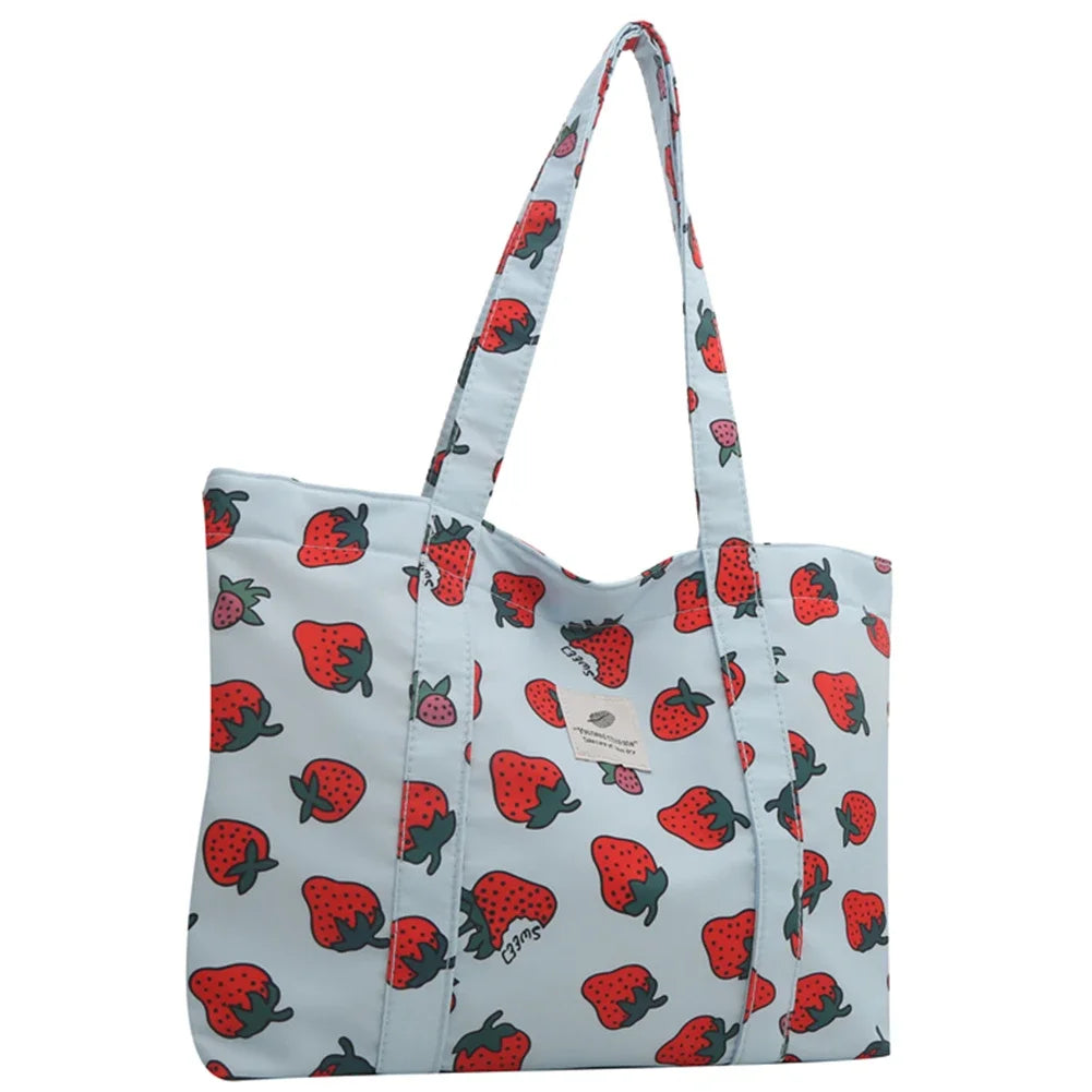 Cherry Print Shoulder Bag HandBags