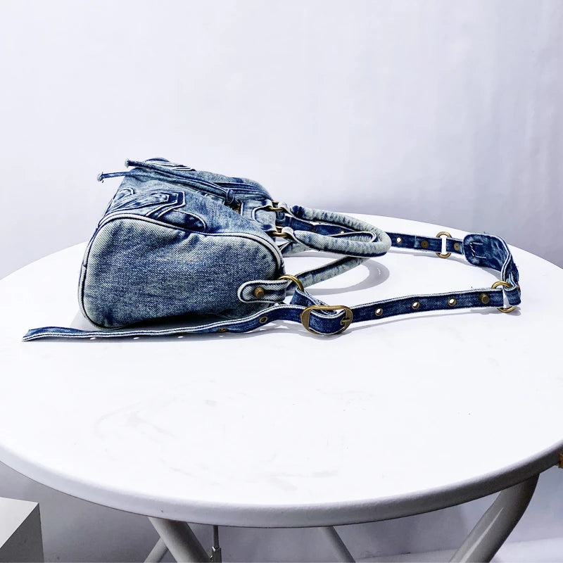 Denim Shoulder Bag for Casual Days HandBags