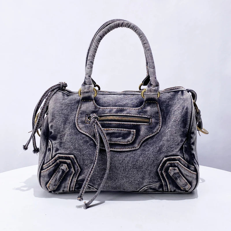 Denim Shoulder Bag for Casual Days HandBags