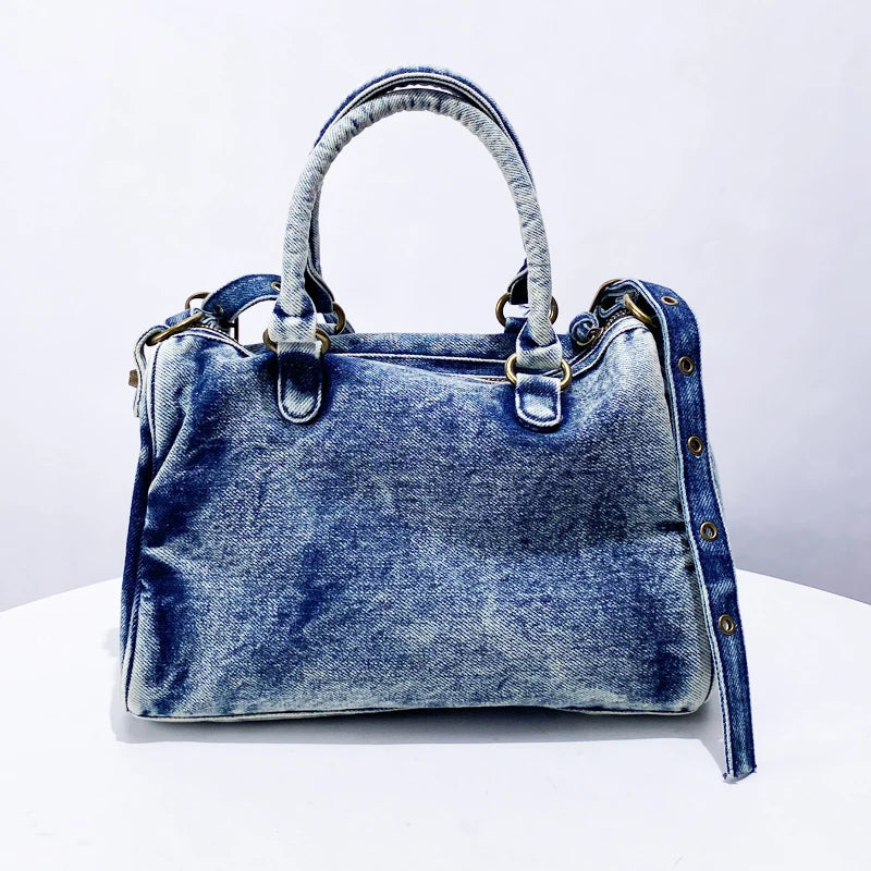 Denim Shoulder Bag for Casual Days HandBags