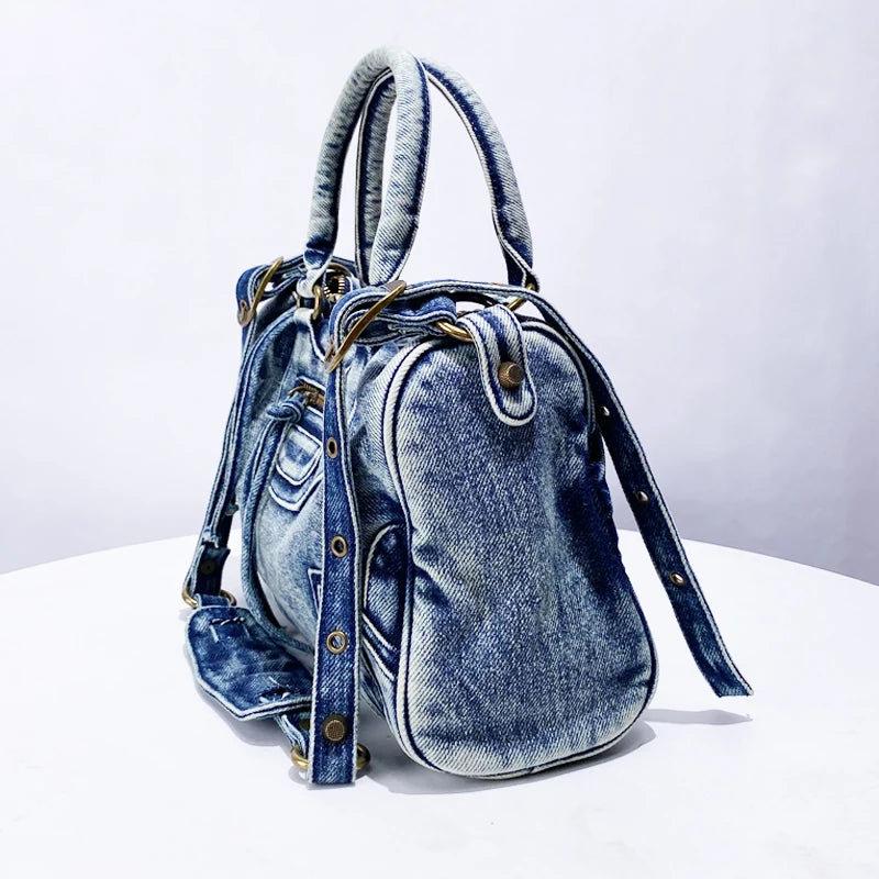 Denim Shoulder Bag for Casual Days HandBags