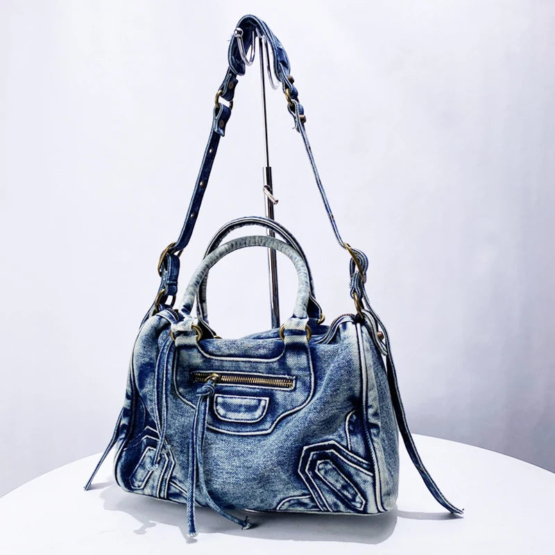 Denim Shoulder Bag for Casual Days HandBags