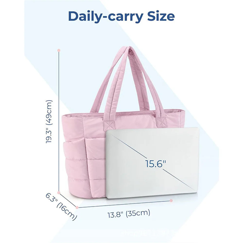 Daily-Carry Sporty Nylon Tote Bag HandBags