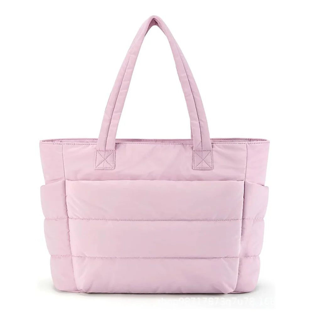 Daily-Carry Sporty Nylon Tote Bag HandBags