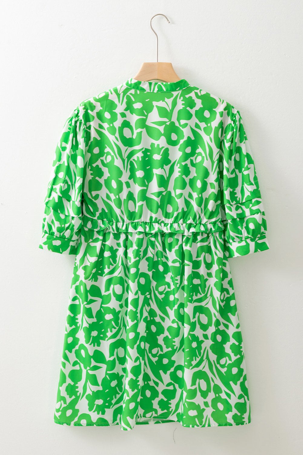 Green Floral Dress for Sunny Days Floral Dresses