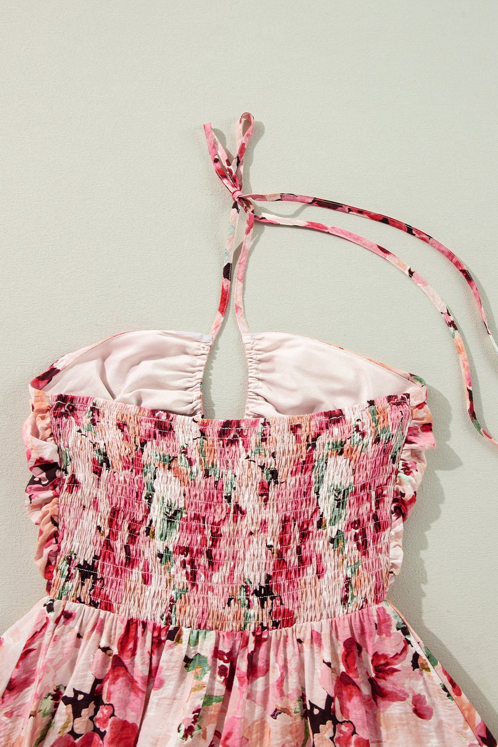 Pink Floral Print Casual Dress - Perfect for Summer Floral