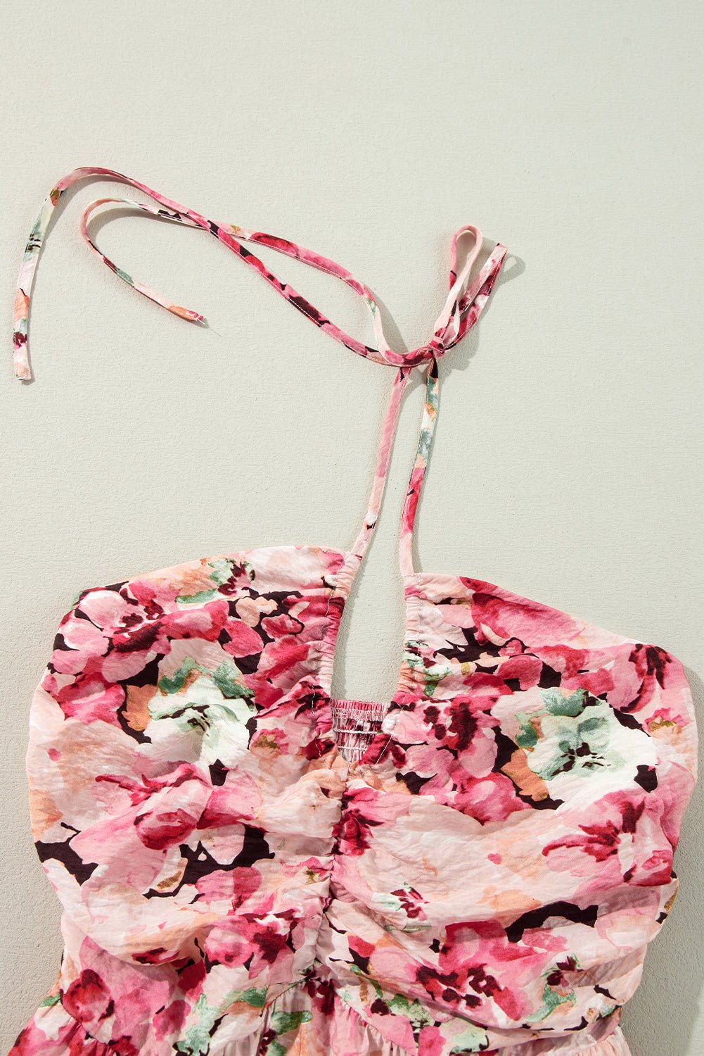 Pink Floral Print Casual Dress - Perfect for Summer Floral