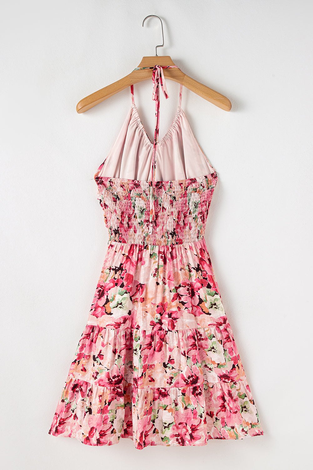 Pink Floral Print Casual Dress - Perfect for Summer Floral