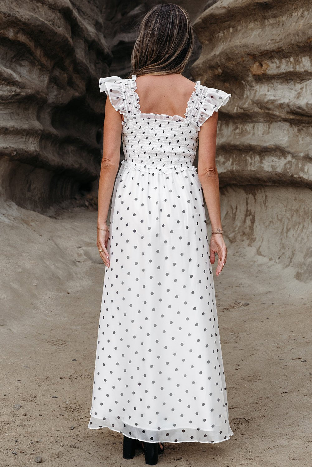 Women's Polka Dot Maxi Dress | Casual Summer Fashion Maxi Dresses