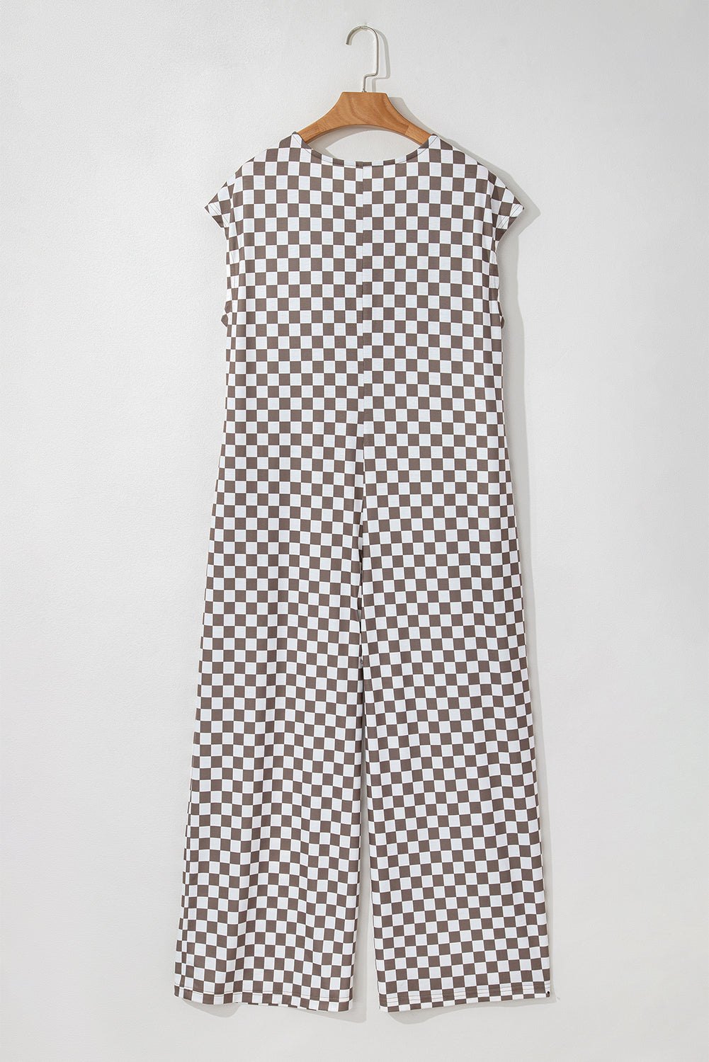 Casual Checkered Jumpsuit for Women Jumpsuits & Rompers