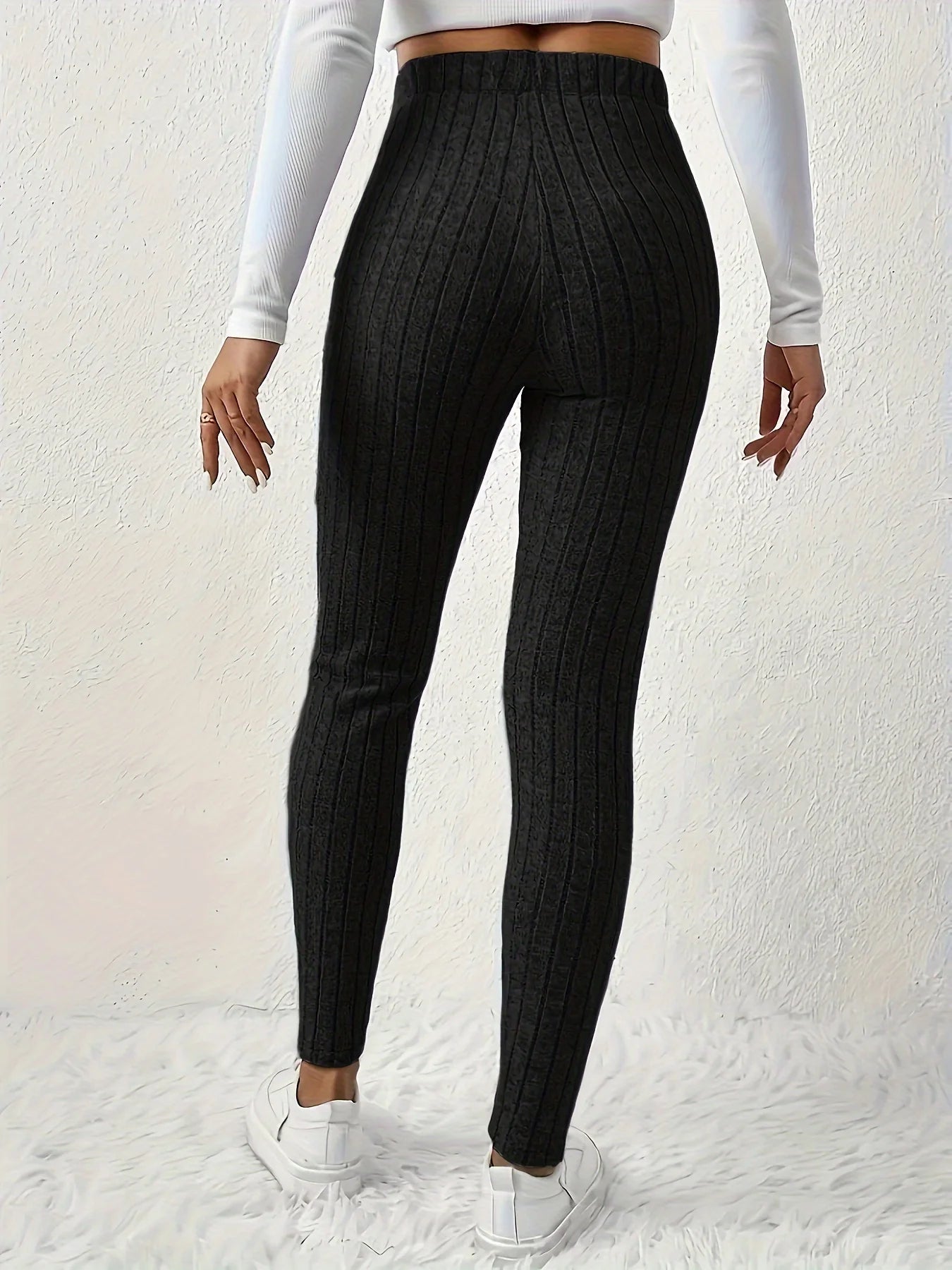 Women's Ribbed Lounge Pants - Versatile & Comfy Pants