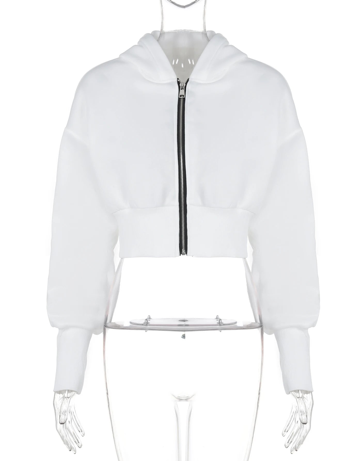 Women's Sporty Cropped Hoodie Hoodies