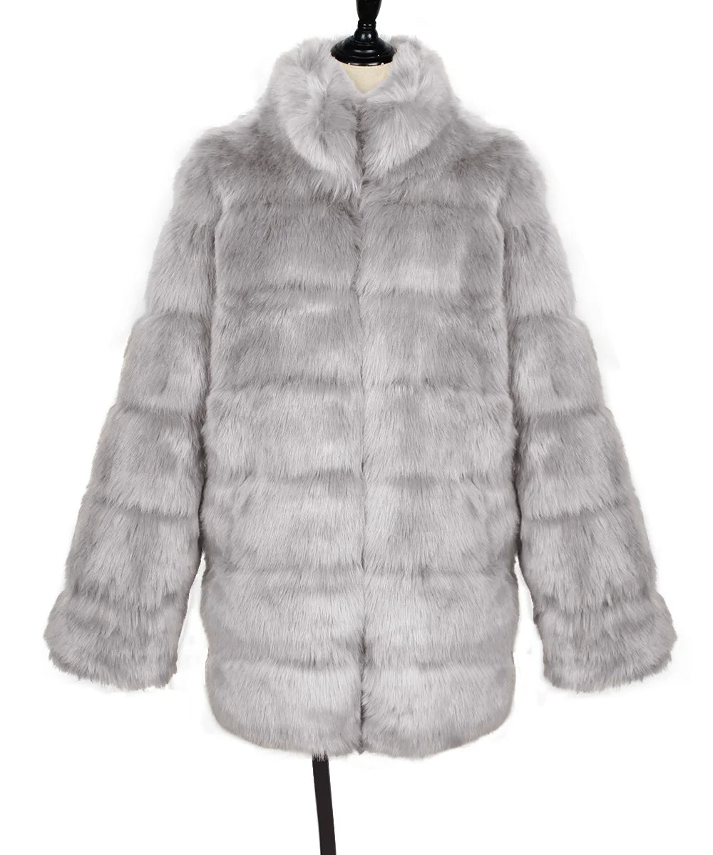 Plush Women's Faux Fur Winter Coat Faux Fur Coats