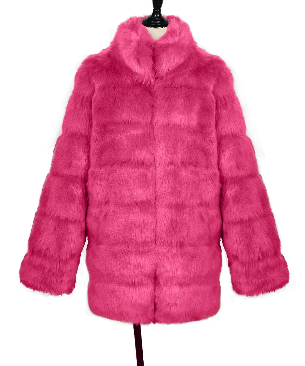 Plush Women's Faux Fur Winter Coat Faux Fur Coats