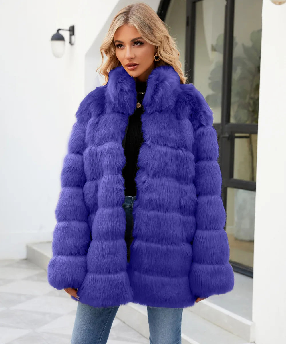 Plush Women's Faux Fur Winter Coat Faux Fur Coats