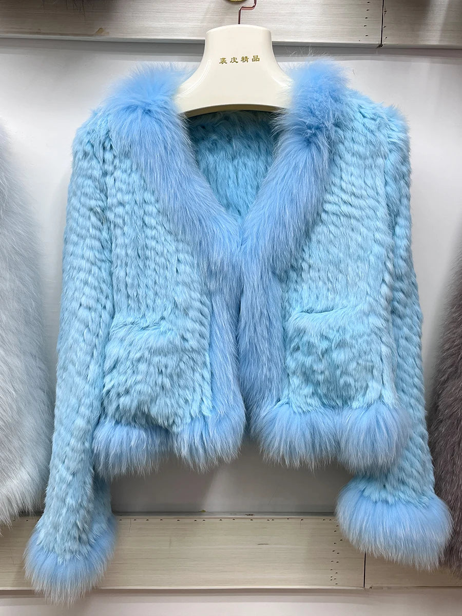 Elegant Winter Fur Cardigan Jacket	