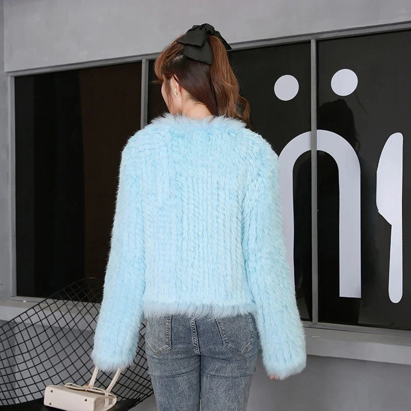 Elegant Winter Fur Cardigan Jacket Cardigans