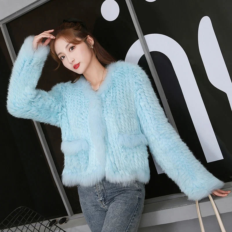 Elegant Winter Fur Cardigan Jacket Cardigans