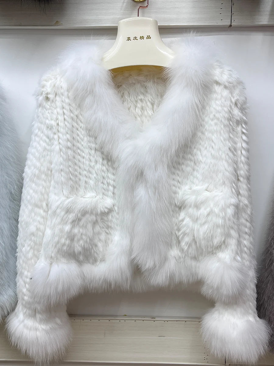 Elegant Winter Fur Cardigan Jacket Cardigans