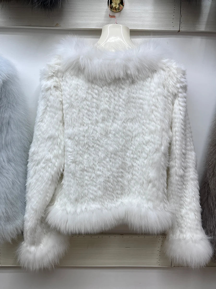 Elegant Winter Fur Cardigan Jacket Cardigans