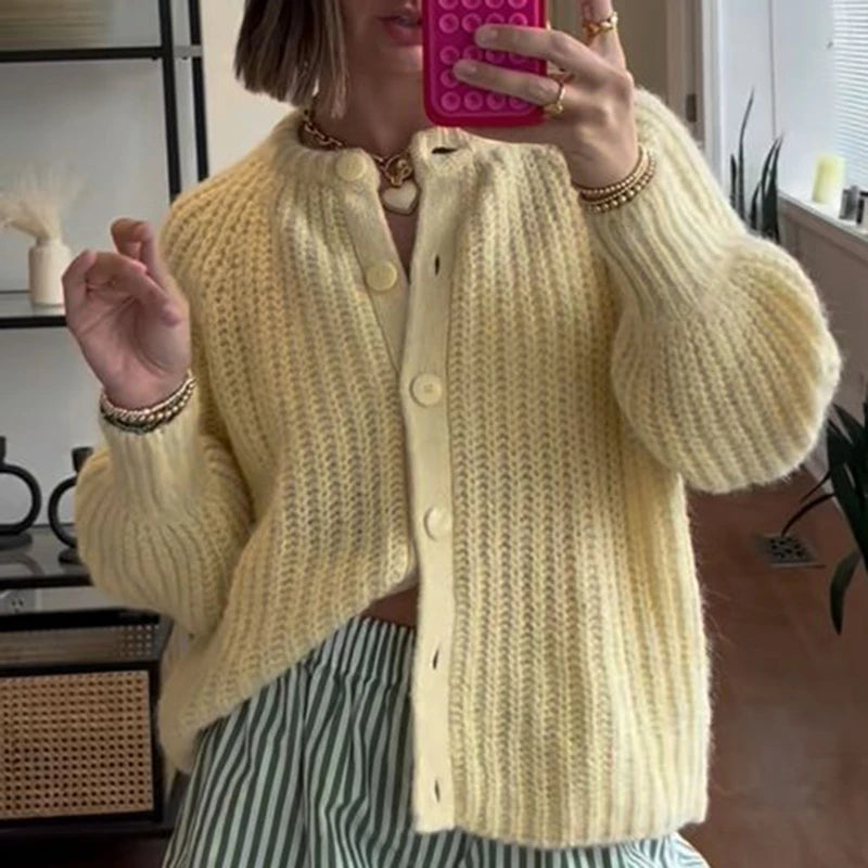 Casual Knit Cardigan for Women Cardigans