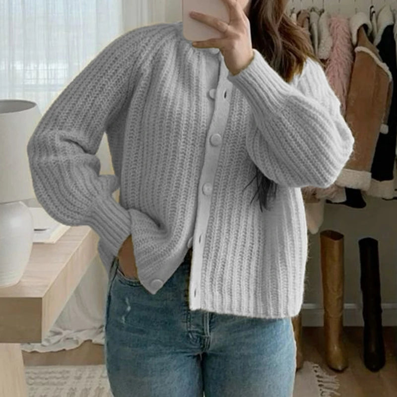 Casual Knit Cardigan for Women Cardigans