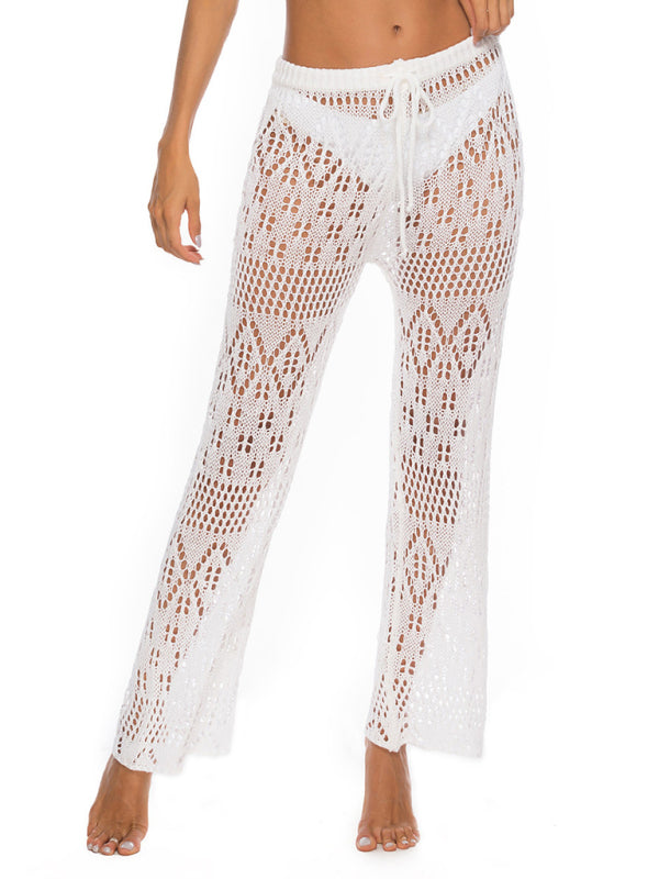 Summer Crochet Knitting Pants - Vacation Swim Cover-Up	