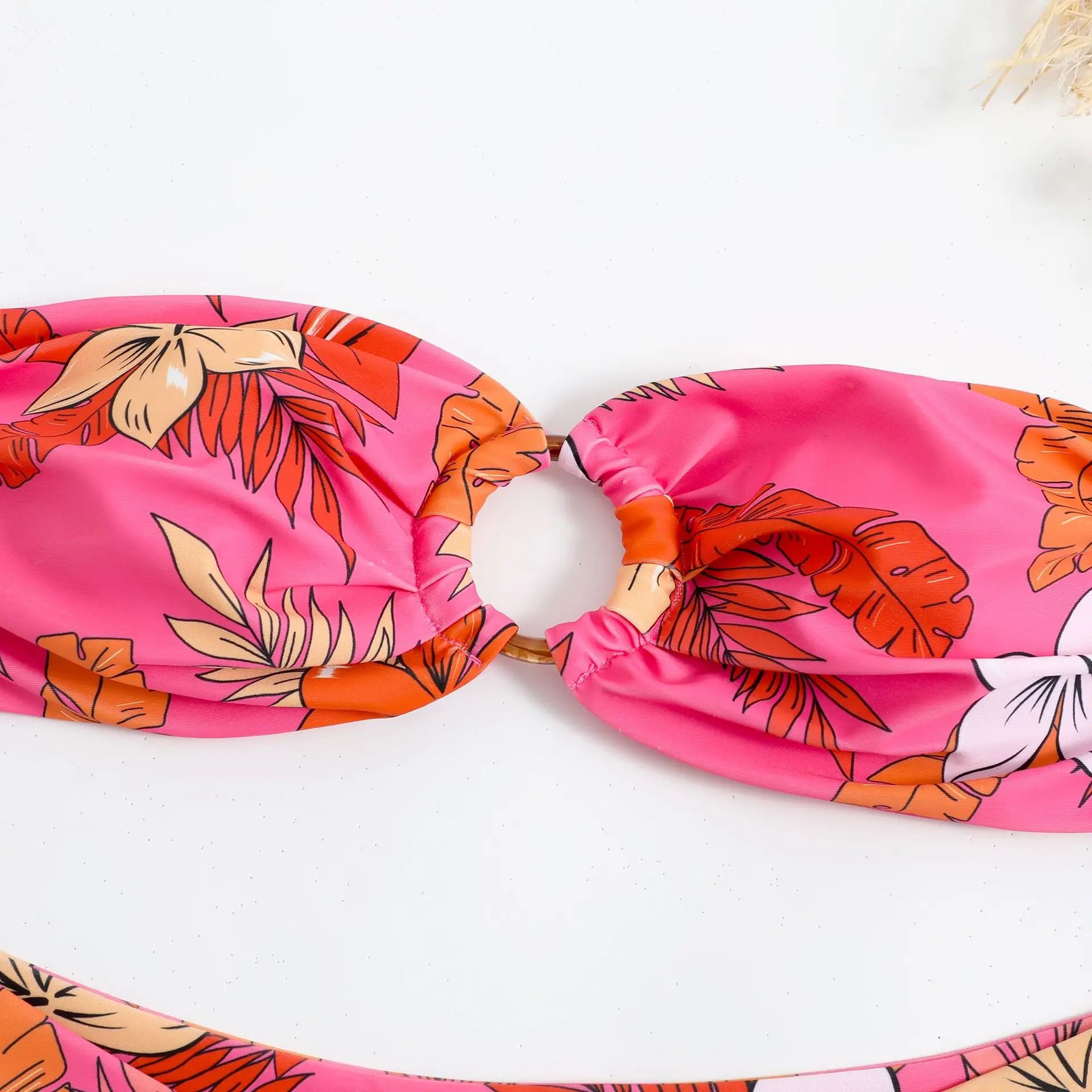 Floral Print Strapless Bikini for Summer Getaways | Swimwear