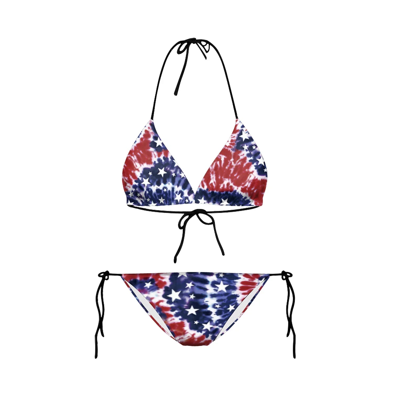 July 4th Joy Patriotic 2-Piece String Swimwear for Every U.S.