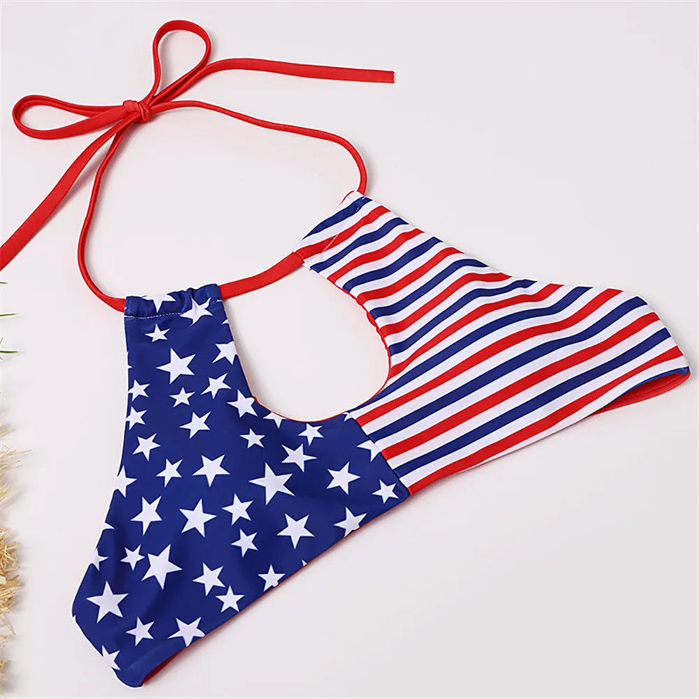 Tank Top & Bikini Tankini for Independence Day Swimwear