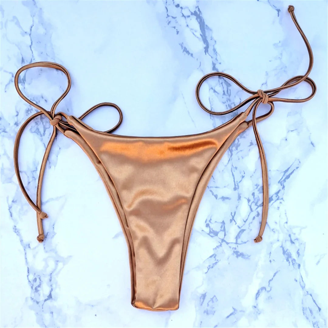 Women Satin Finish Bikini 2-Piece - Your Must-Have for Pool