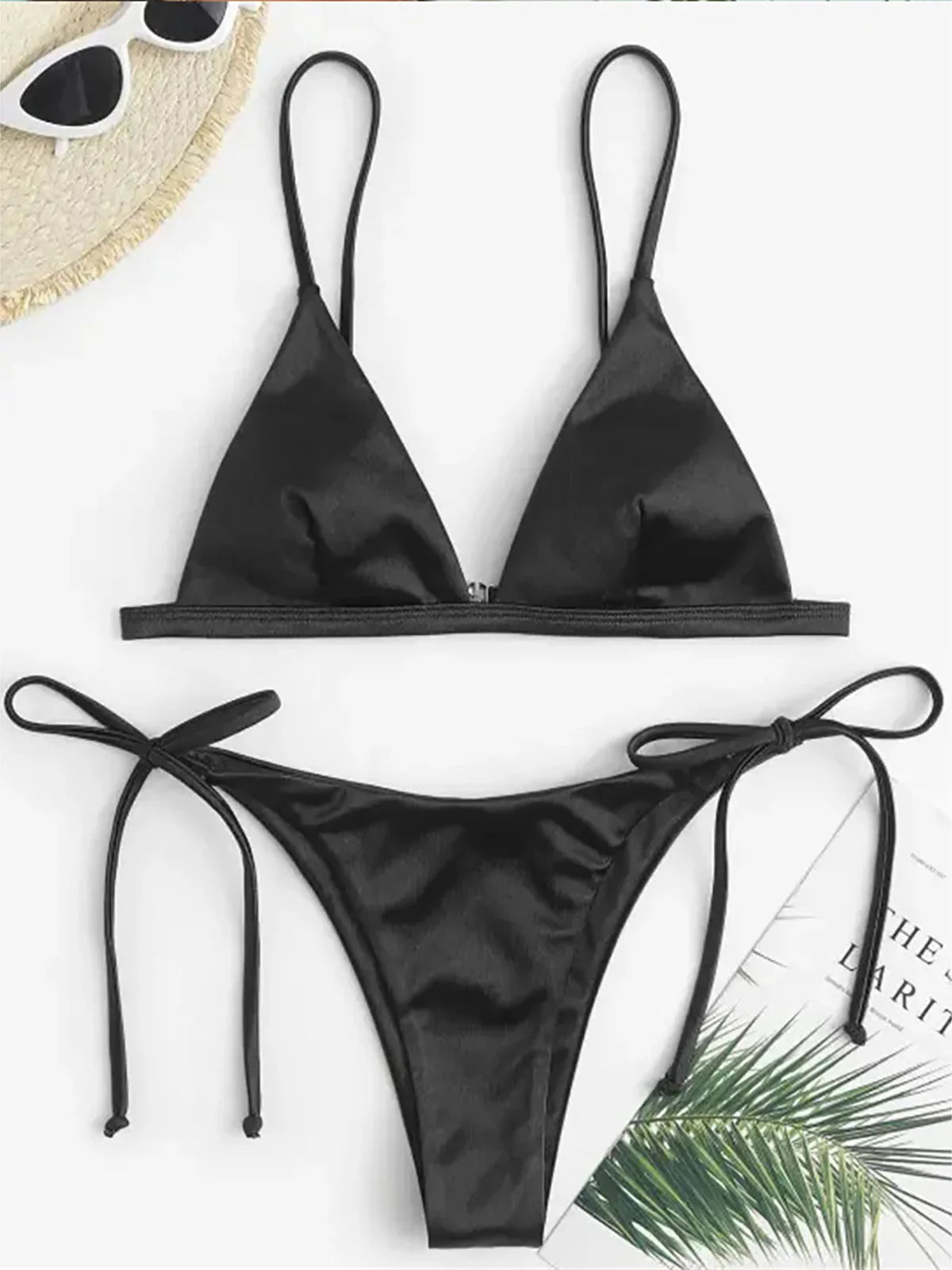 Women Satin Finish Bikini 2-Piece - Your Must-Have for Pool