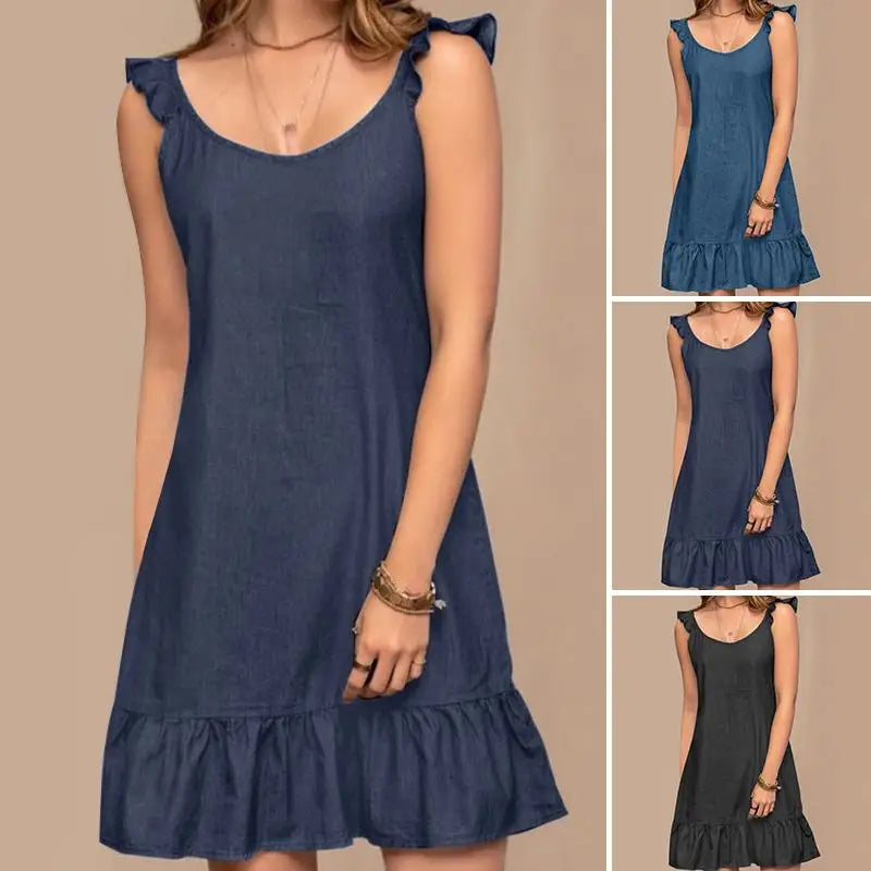 Cute Dress in Soft Cotton Blend for Everyday Wear Sundresses