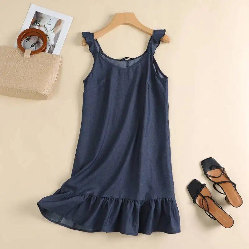 Cute Dress in Soft Cotton Blend for Everyday Wear Sundresses