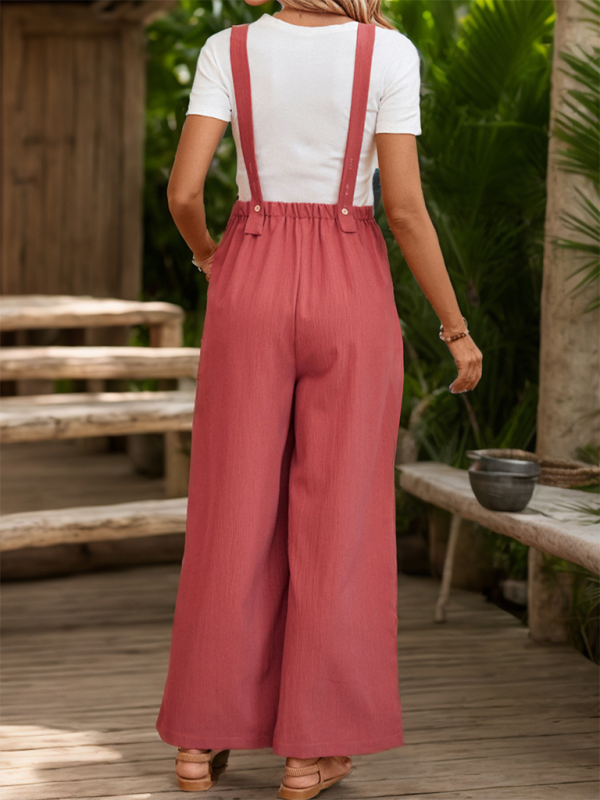 Bib Pants Playsuits for Home Lounging Overalls