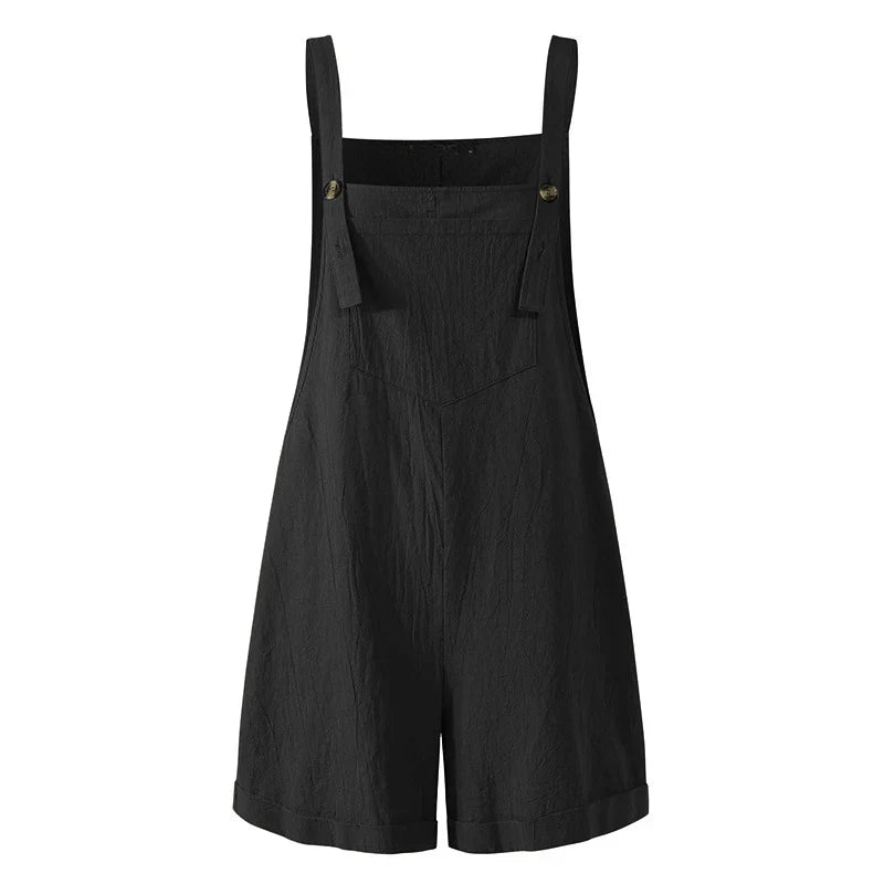 Summer Lounge Vibes Overalls Playsuit for Women's Casual Comfy