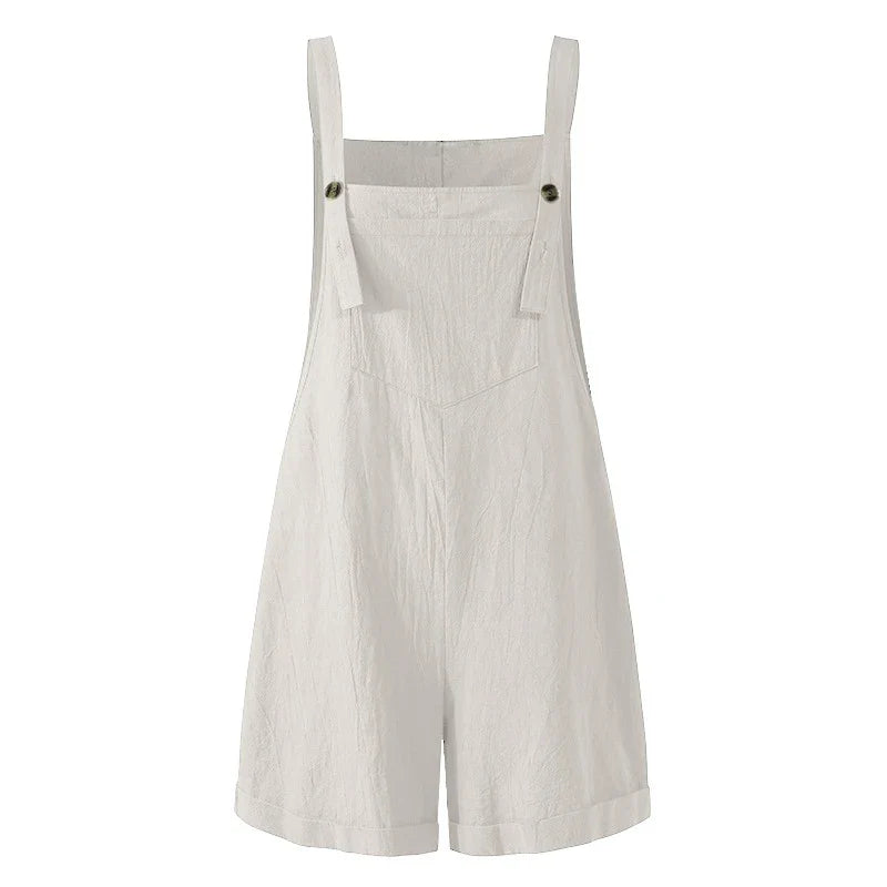 Summer Lounge Vibes Overalls Playsuit for Women's Casual Comfy