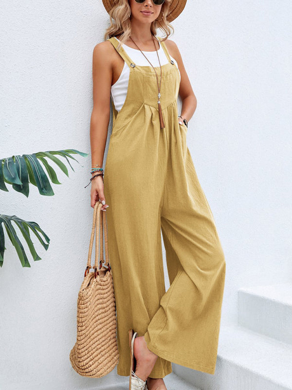 Women's Jumpsuit Bib Pants Overalls - Pantsuits	