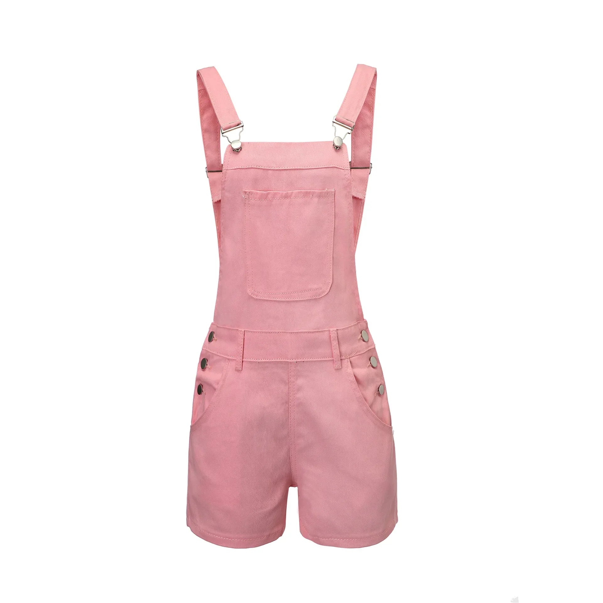 Denim Bib Short Overalls - Must-Have Rompers for the Season