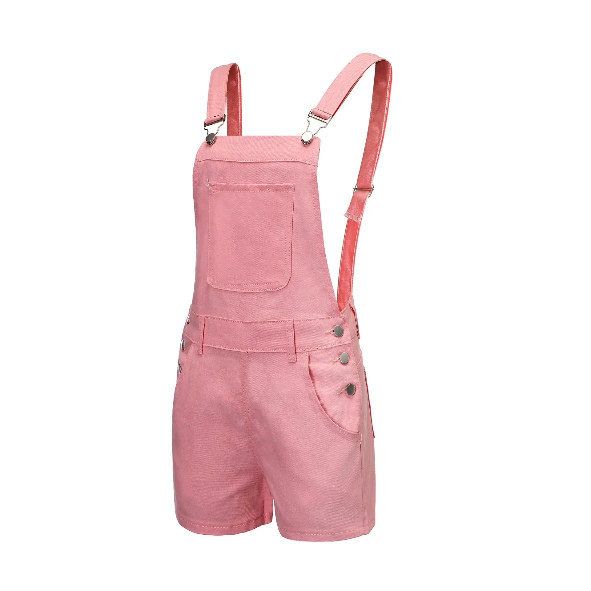 Denim Bib Short Overalls - Must-Have Rompers for the Season