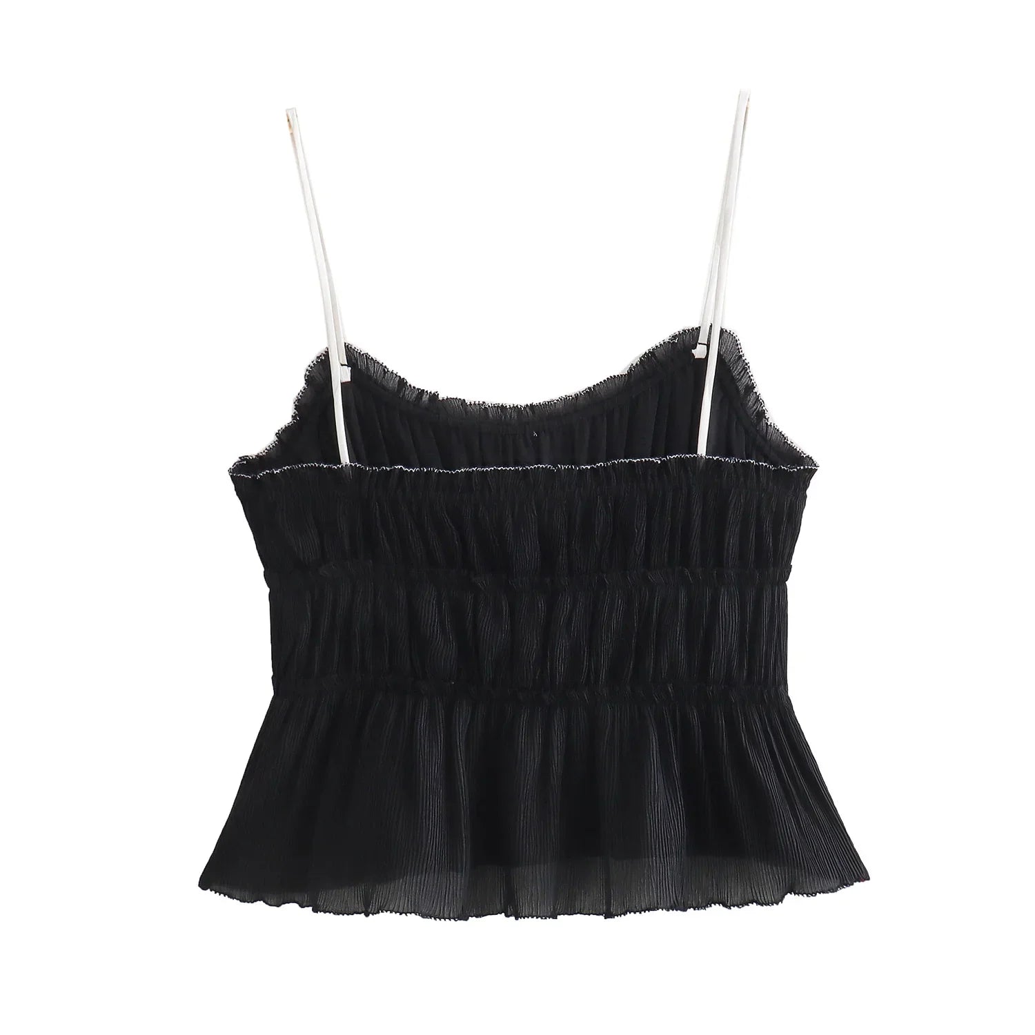 Ruffled Peplum Cami Top Camis Tops