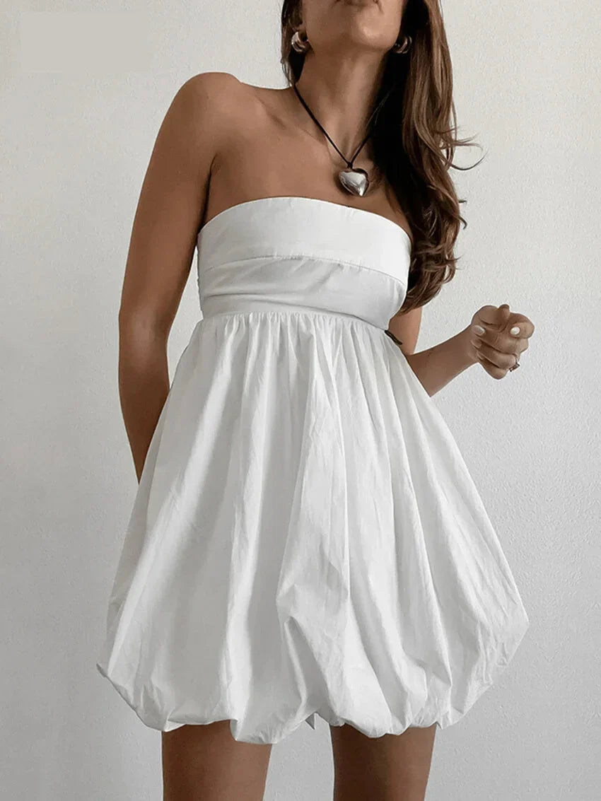 Empire Waist Cotton Dress Vacation Dresses