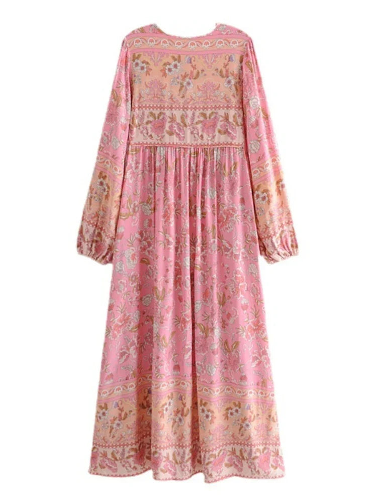 Boho Free-flowing Floral Maxi Dress Maxi Dresses