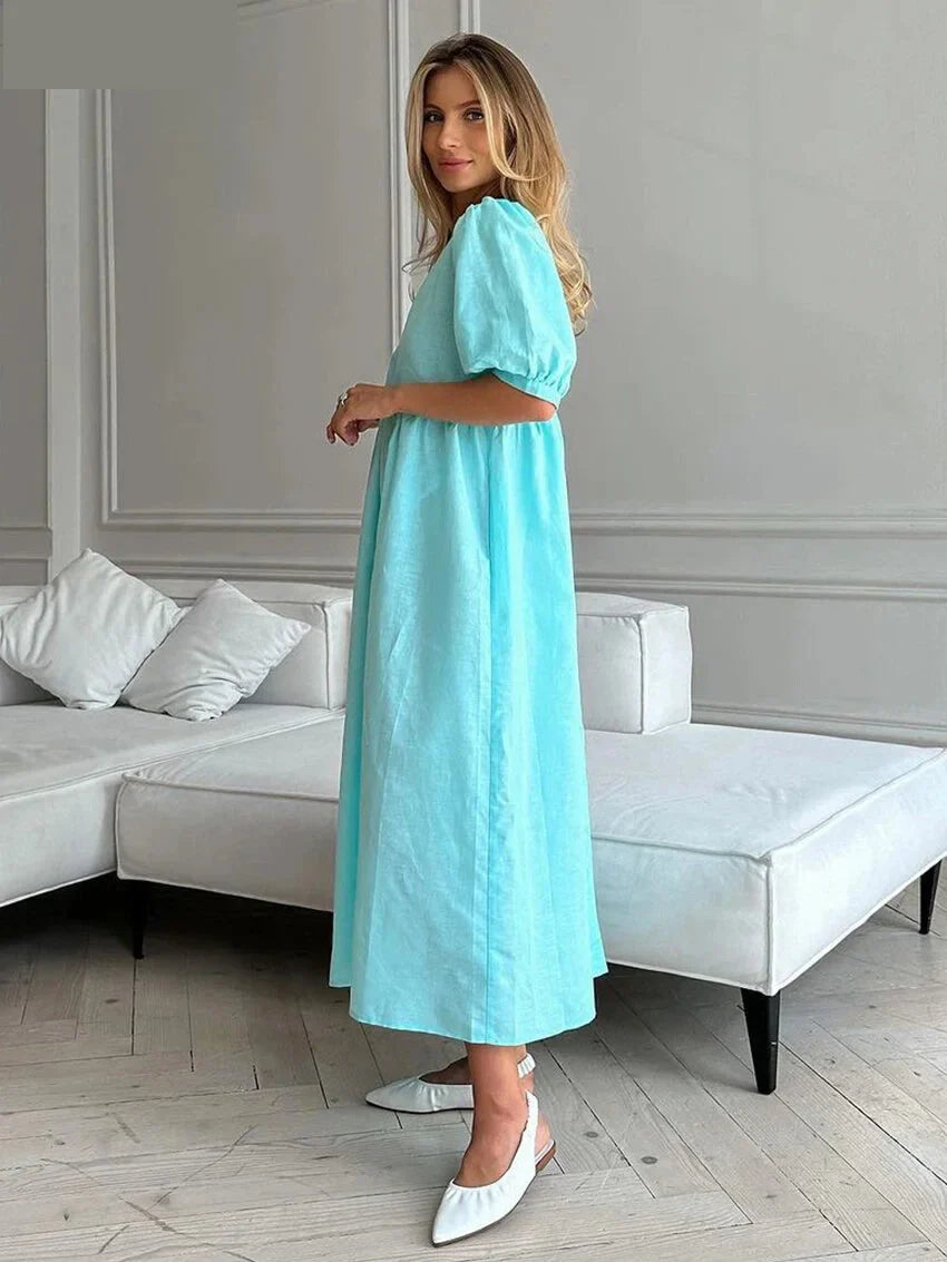 Midi Dress in Summer-Ready Cotton Summer Dresses