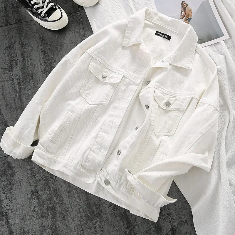 Women Casual Lightweight Denim Shacket