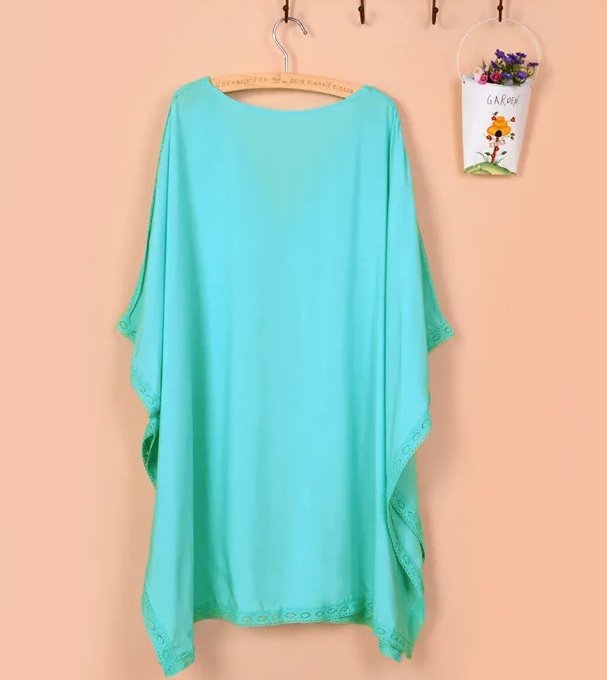 Vacay Look Cover Up Bat Mini Dress! Dress