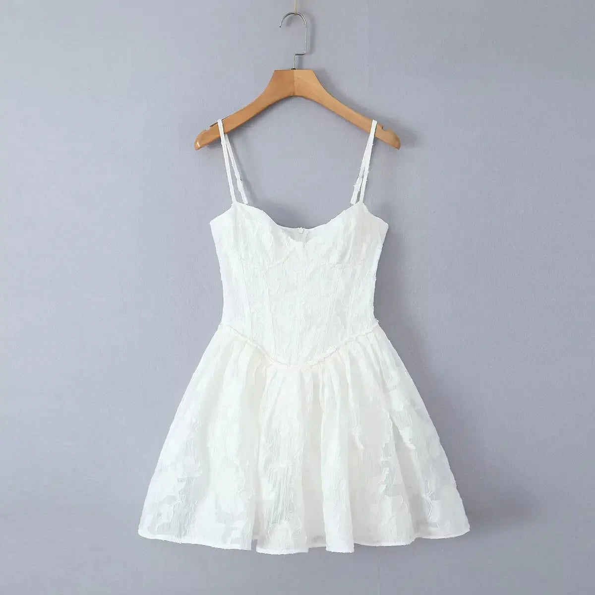 Sweetheart Floral Lace Dress for Bridal Events Mini Dresses