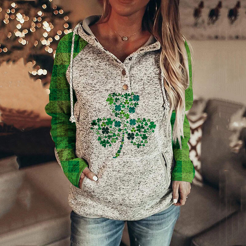 Lucky Clover Hoodie – St. Patrick’s Day Outfit