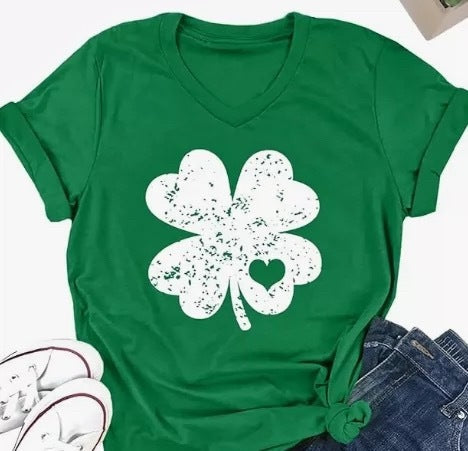 Lucky Clover St. Patrick’s Day Tee – Trendy & Festive