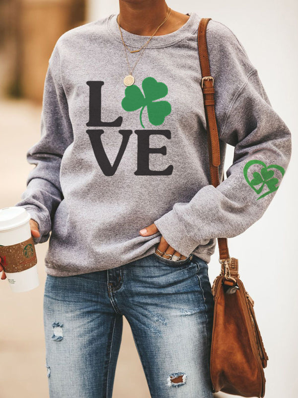 Lucky Mama Shamrock Sweatshirt – Festive & Stylish | Sweatshirts